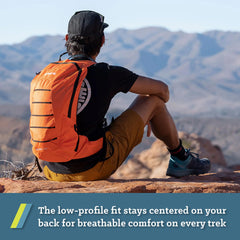 KLYMIT Echo 12L side pocket view for quick access to snacks and keys