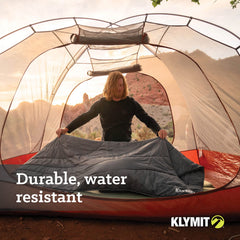 Klymit Horizon Travel Blanket quilted insulation remains in place for warmth