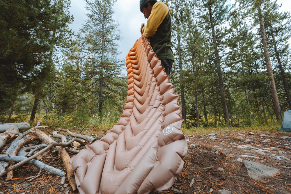 KLYMIT Insulated Static V2 warmth-on-ground for cozy camping nights.