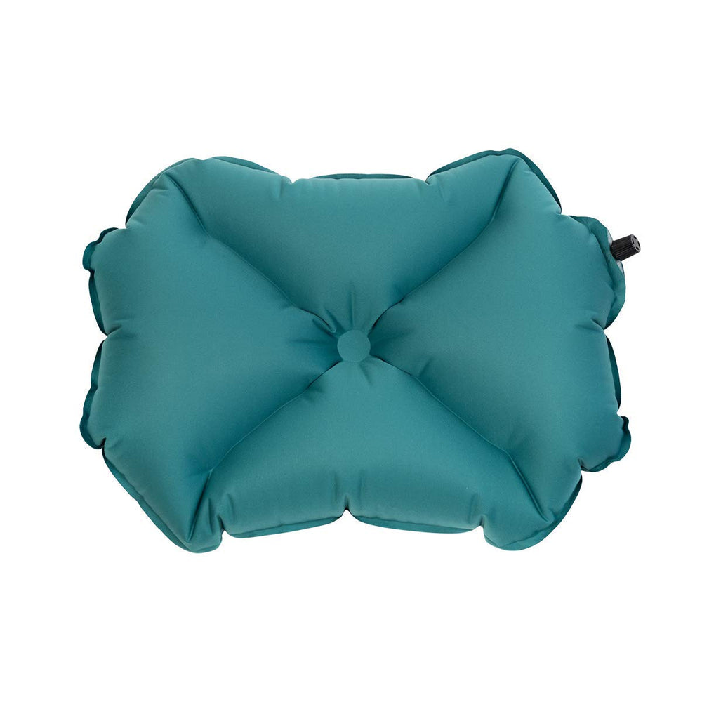 Klymit Pillow X teal for backpacking as a lightweight companion.