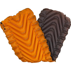 KLYMIT Static V Lite pad laid flat for side or back sleeping with supportive loft.