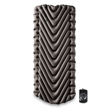 Klymit Static V Luxe fully inflated for versatile sleeping positions.