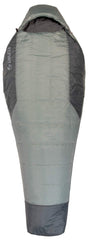 Klymit Wild Aspen sleeping bag with hood for 3-season camping warmth.