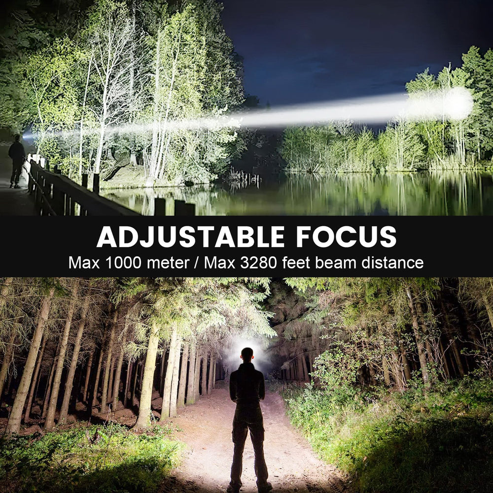 Kmivo headlamp with 90-degree adjustable angle for versatile lighting