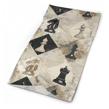 KMRHOUTIQ Chess Piece Brown face cover blocks dust on dusty trails.