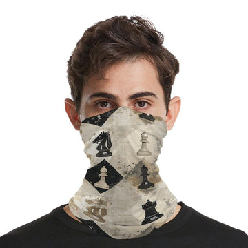 KMRHOUTIQ Chess Piece Brown ski mask suits cold-weather snow sports.