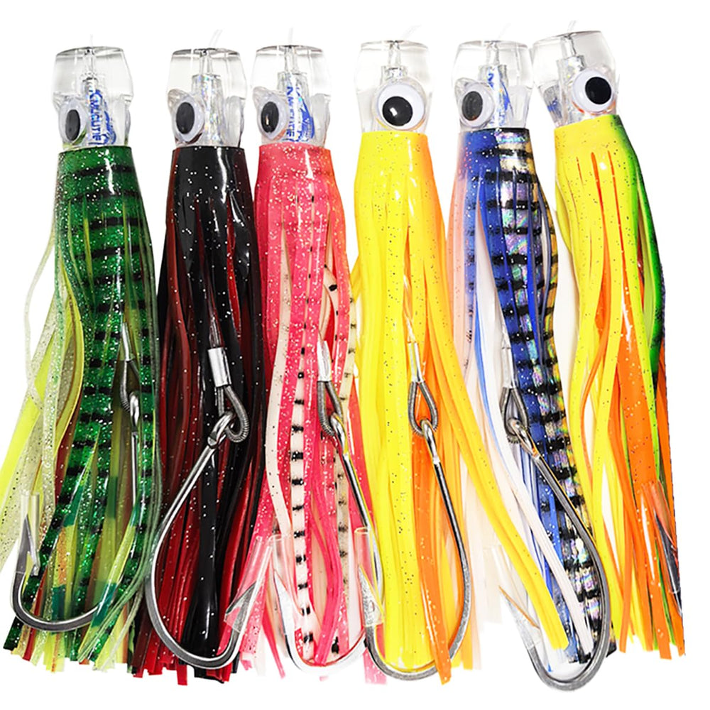 Kmucutie 6.5 inch trolling lure tuna in a vivid color mix
