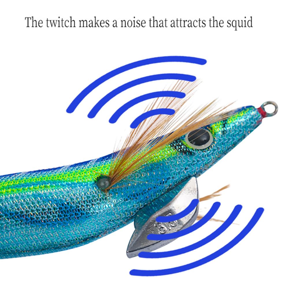 Kmucutie Squid Jigs Mixed Color A - image 3