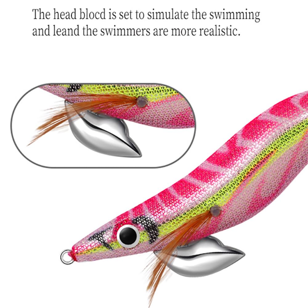 Kmucutie Squid Jigs Mixed Color A - image 4