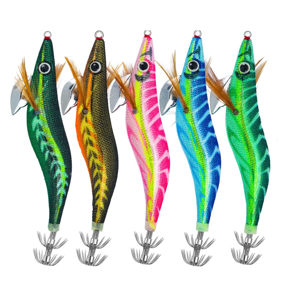 Kmucutie Squid Jigs Mixed Color A - image 6