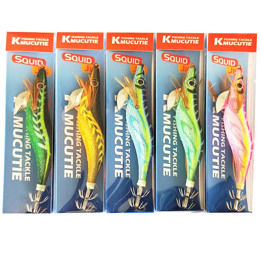 Kmucutie Squid Jigs Mixed Color A - image 7