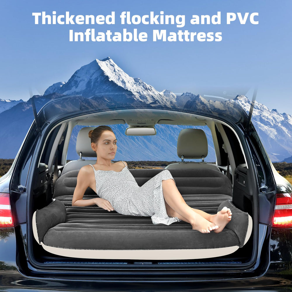 KMZ inflatable SUV air mattress supports 600–660 pounds for stable group use.