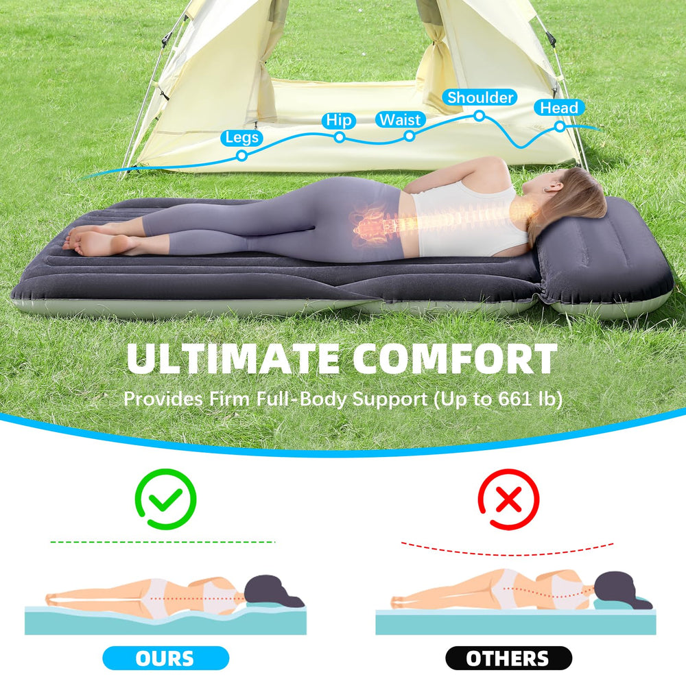 KMZ SUV Air Mattress folded compactly in its carry bag for easy transport