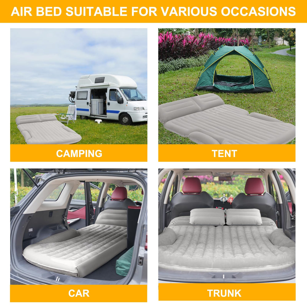 KMZ SUV Air Mattress double-sided flocked surface feels soft and sturdy.