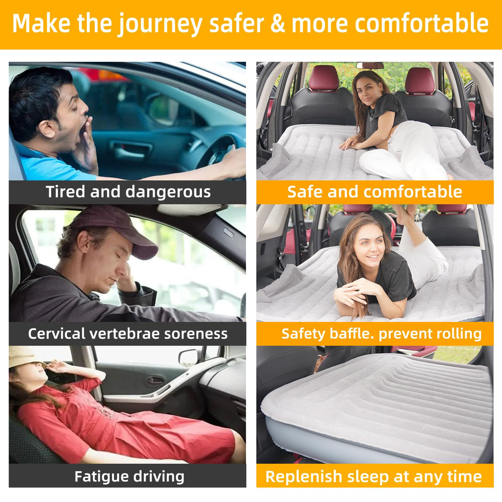 KMZ SUV air mattress eco-friendly-material emphasizes skin-safe, planet-friendly comfort