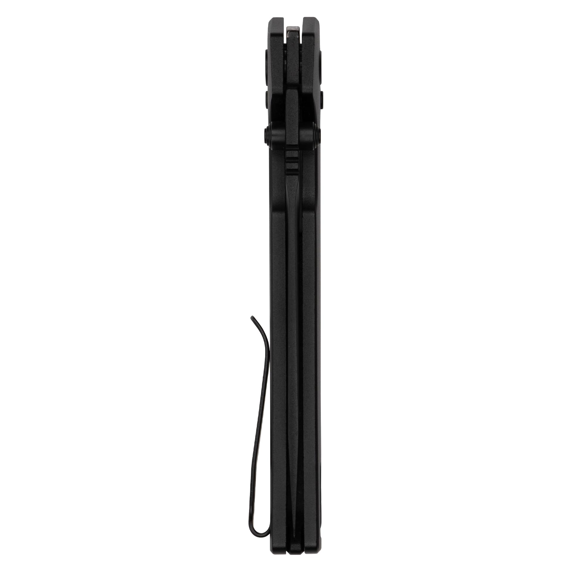 Black anodized aluminum handle scales