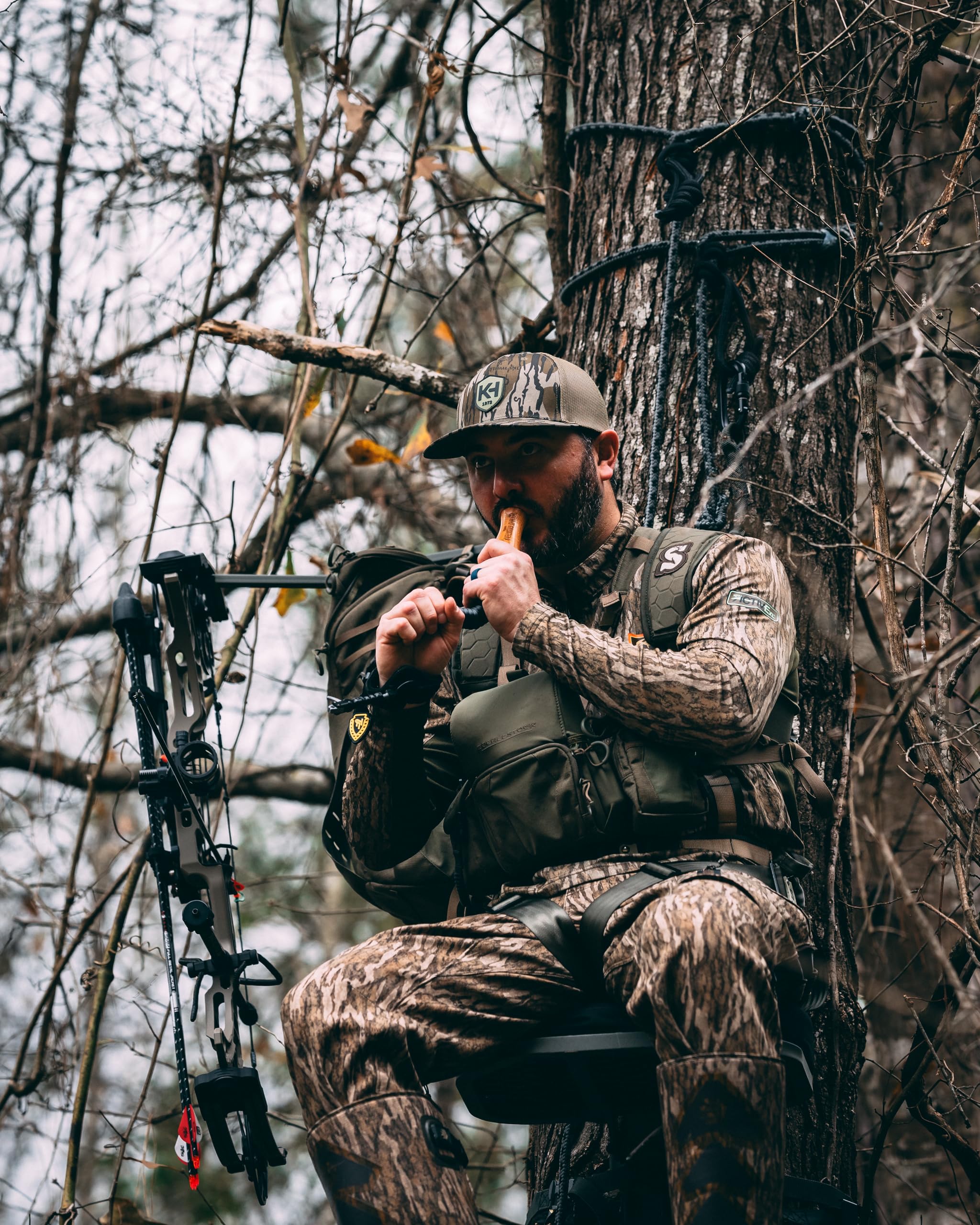 Fawn bleat setting on HD Grunter with adjustable O-ring position.