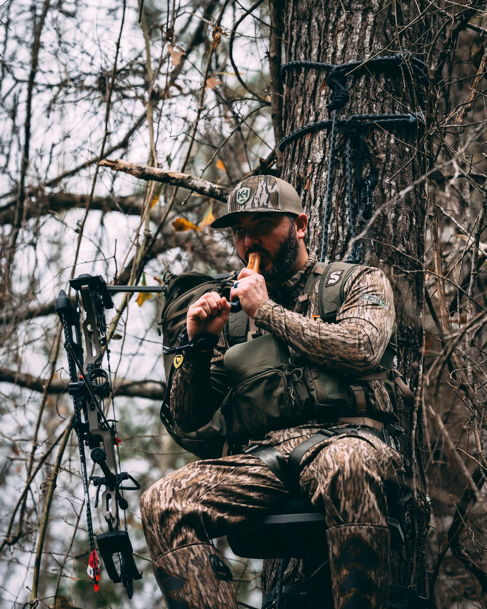 Fawn bleat setting on HD Grunter with adjustable O-ring position.