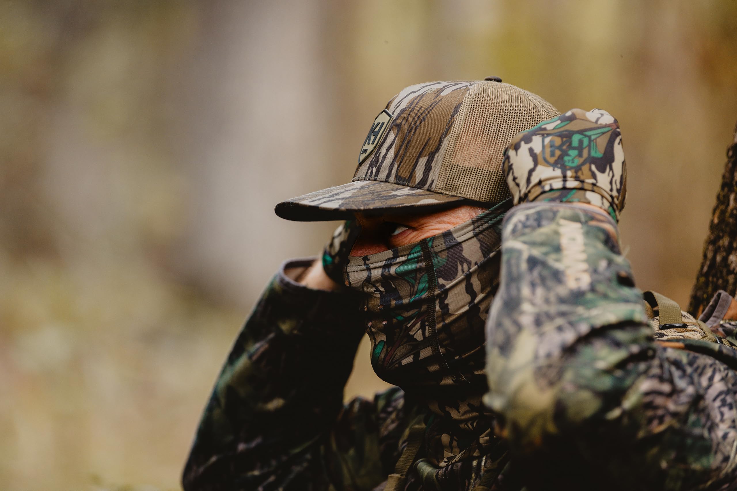 Knight & Hale Run N' Gun Mask 4-way stretch fabric for secure wear