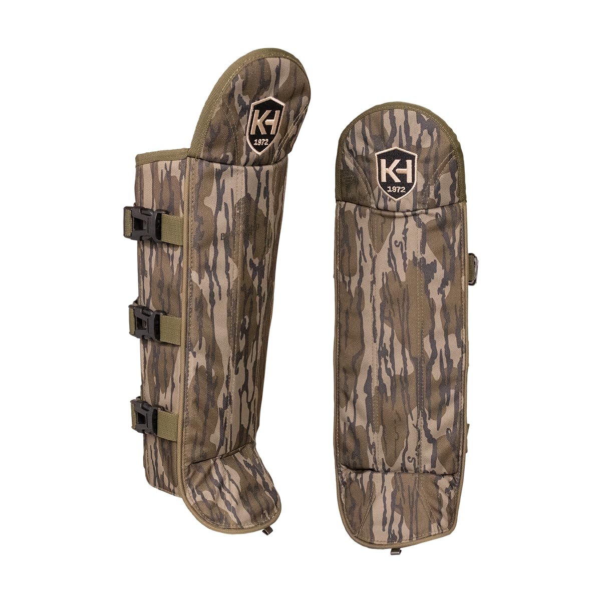 Knight & Hale Snake Gaiters 360-degree shield close-up protects calves on rugged terrain.