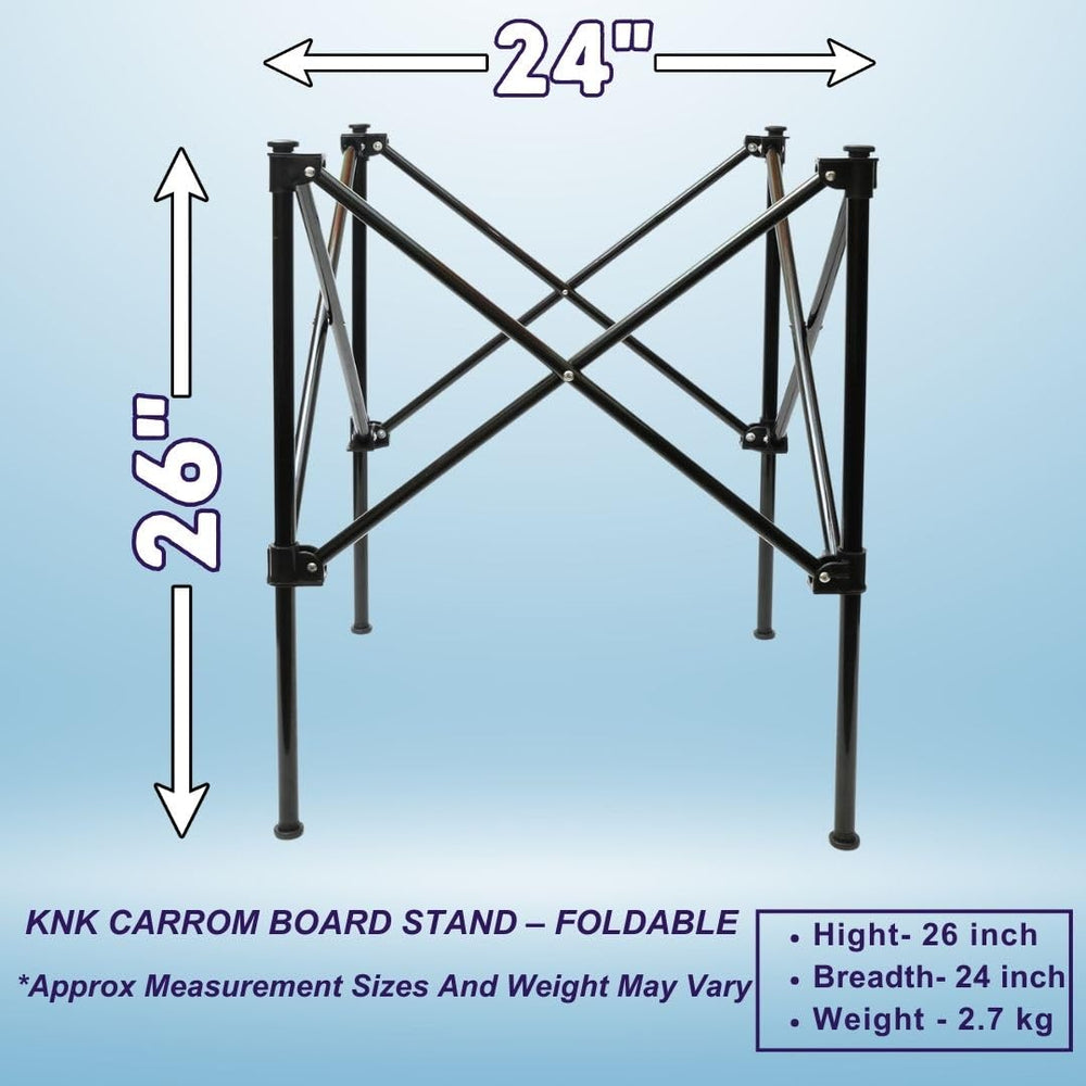 KNK carrom stand folding mechanism enables quick assembly