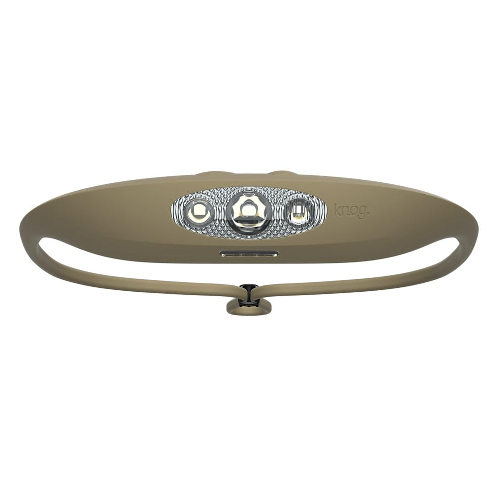 KNOG Bandicoot 250 headlamp front view with compact design for hands-free hiking