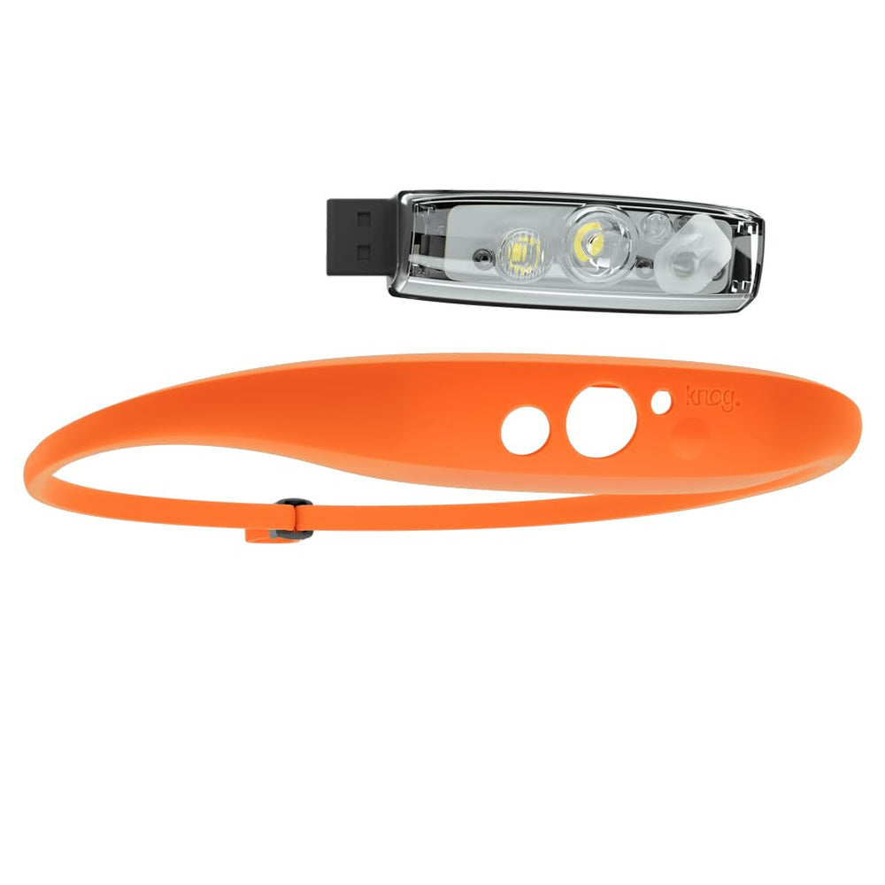 KNOG Quokka 150 headlamp USB recharge enables cable-free charging on the go