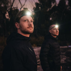 KNOG Quokka 150 headlamp wide-beam delivers broad light for close tasks.