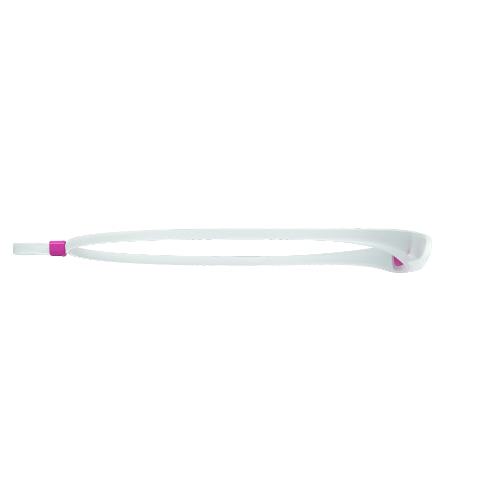 KNOG Quokka Grape worn on the head for hands-free comfort.