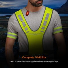 Knuckle Lights LED safety light blinkers with 5 LEDs and 3 modes to stay seen.