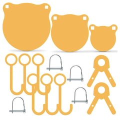 KNUOPYT AR500 4-inch target plate ready for quick practice sessions