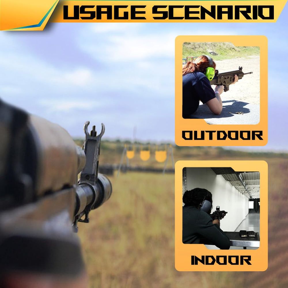 KNUOPYT AR500 8-inch target plate ideal for longer-range training and visibility