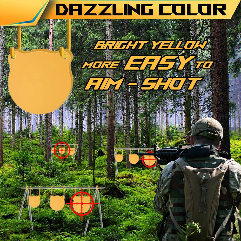 KNUOPYT AR500 D-rings for reliable target hangs and durable hardware