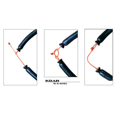Koah dyneema wishbone 1000lb core shows rugged abrasion resistance.