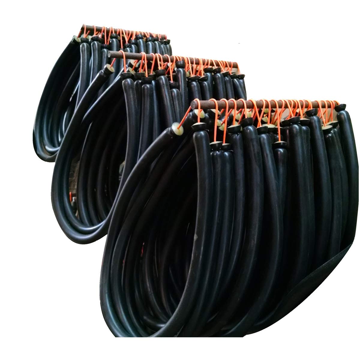 Koah Euro enclosed muzzle power band 24 inch demonstrates elasticity and UV protection.