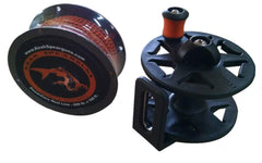 Koah RSC 60M reel with slide-on base for quick mounting.