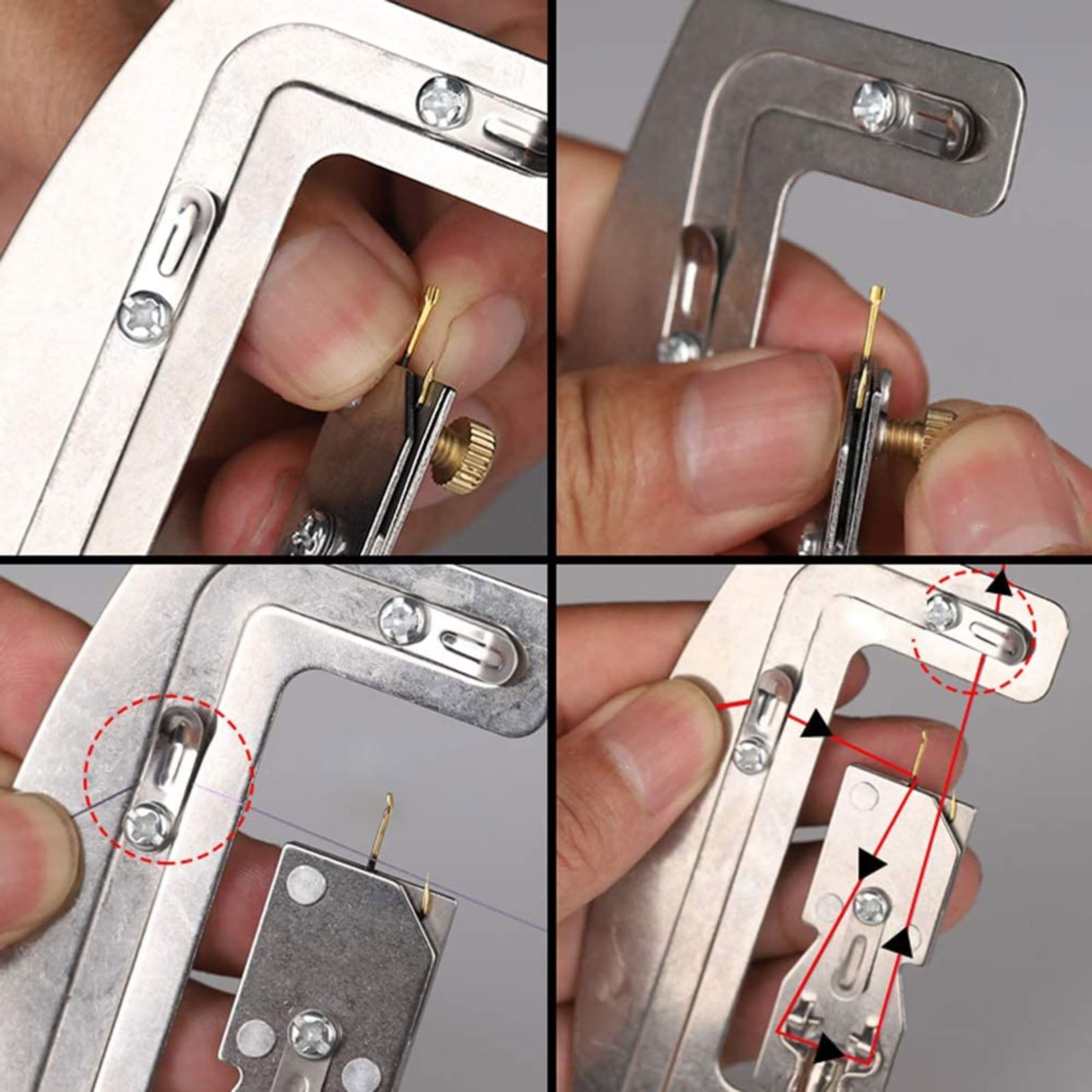 Kobeleen knotting tool keeps coils tight for reliable binding on the water.