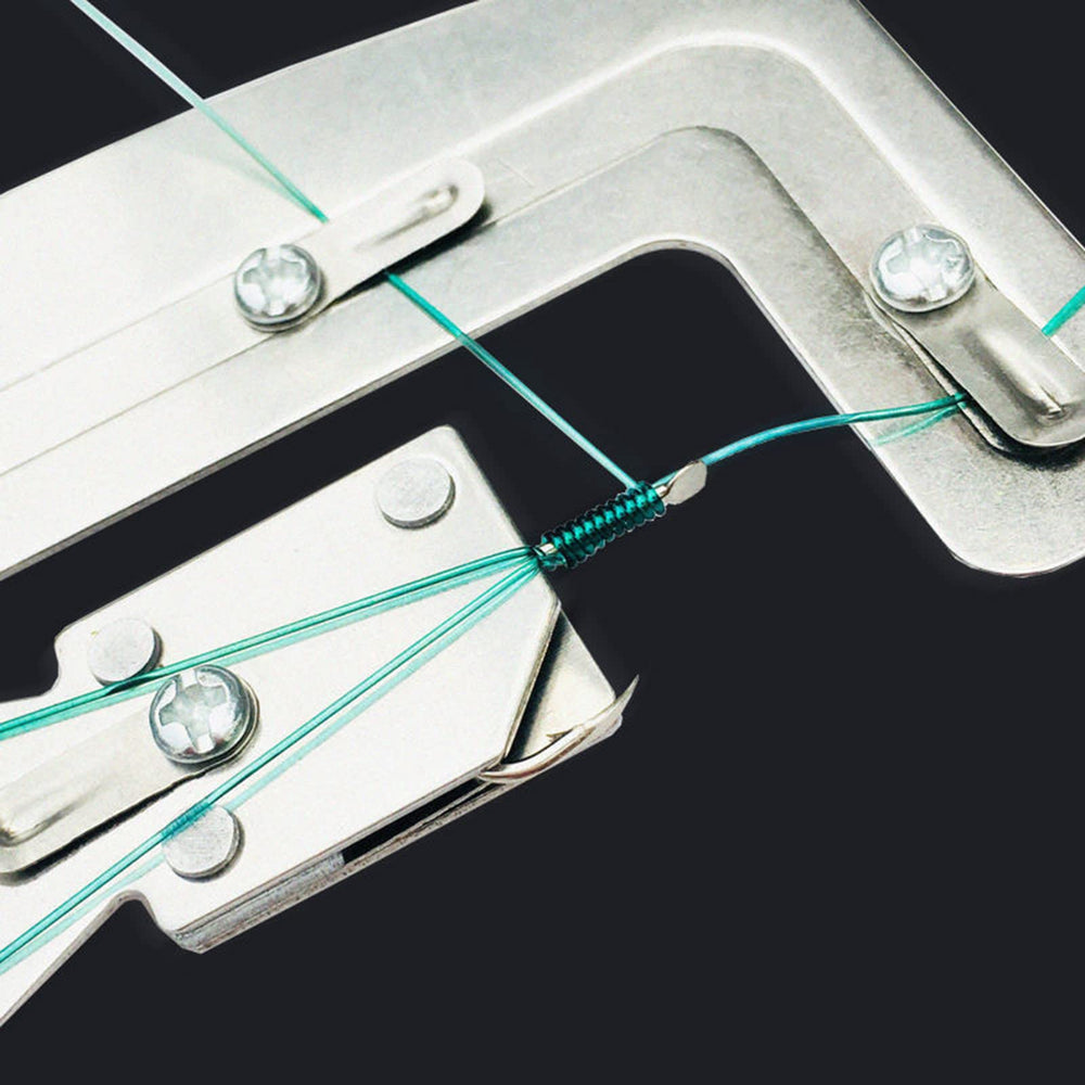 Kobeleen versatile hook tyer adapts to many hook sizes and styles.
