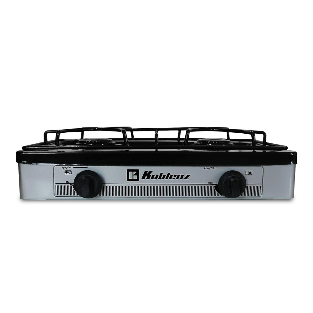 Koblenz PSK-200S porcelain stove cover protecting burners during outdoor use.