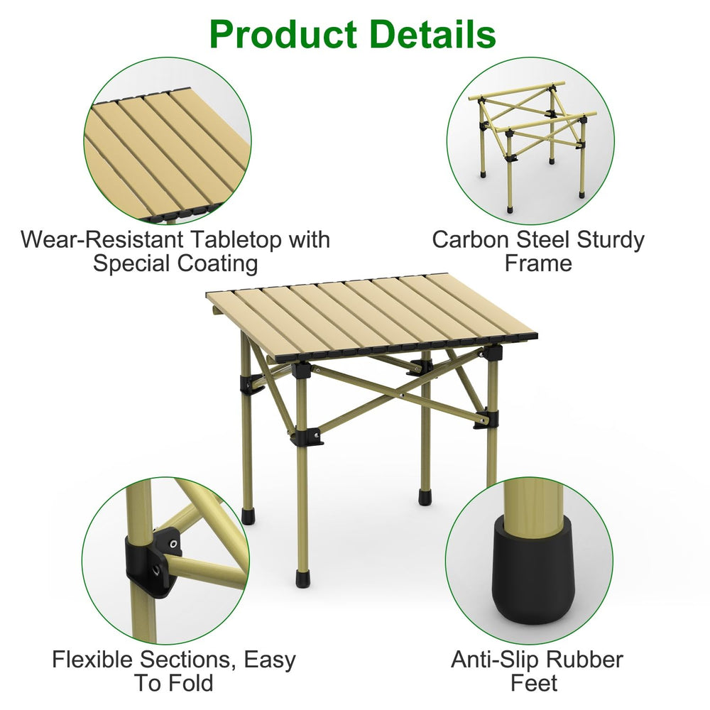 KOCASO multi-use outdoor dining table for meals, BBQ, or laptop work.