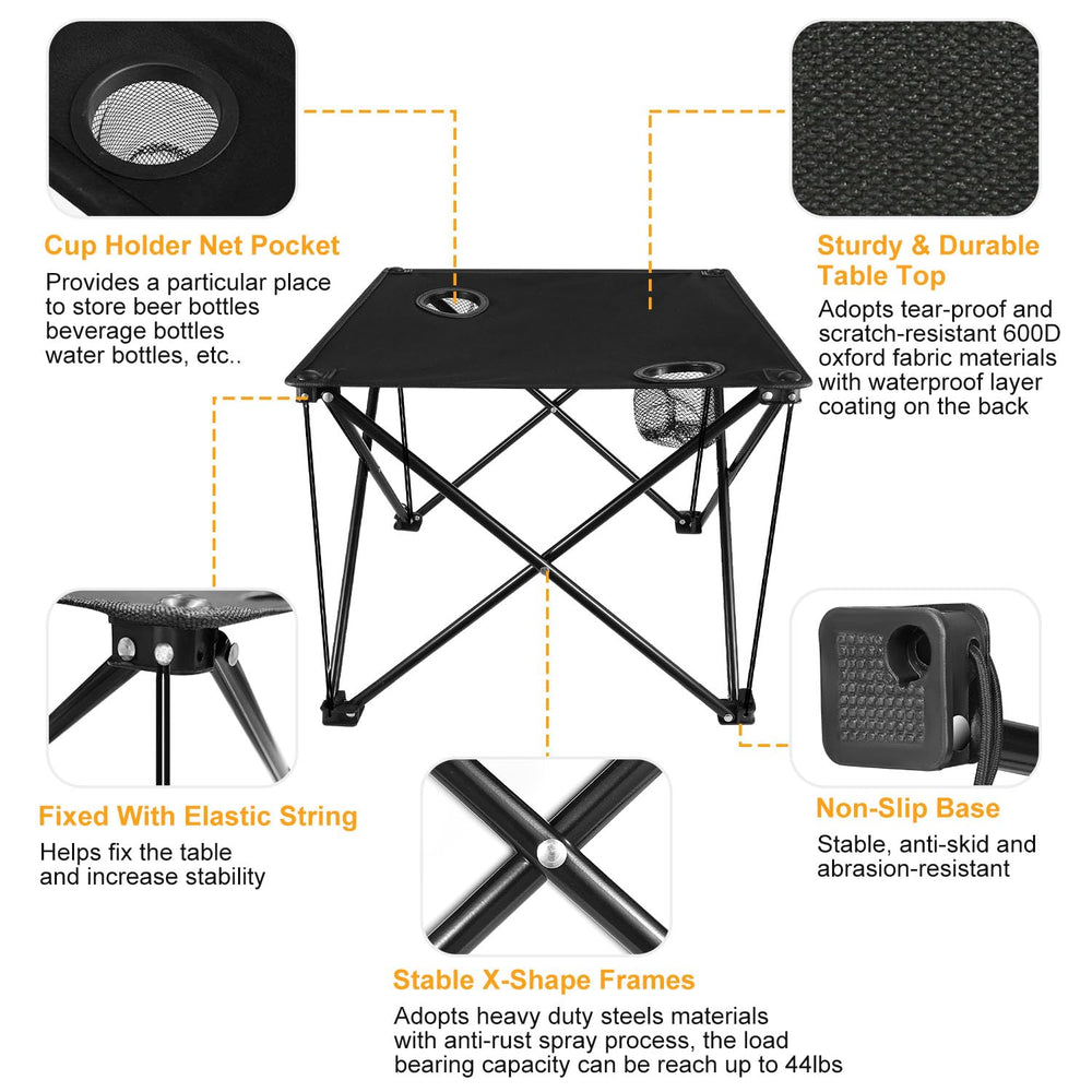 KOCASO table top with 600D oxford fabric for durability.