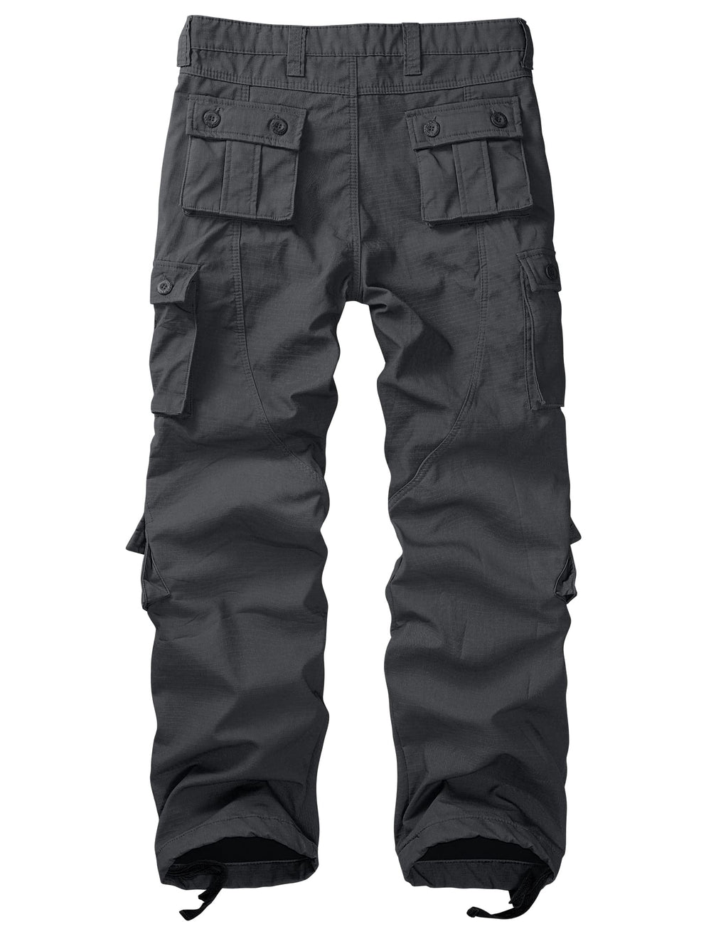 KOCTHOMY men's fleece-lined hiking pants back view highlighting durable fabric for cold weather adventures