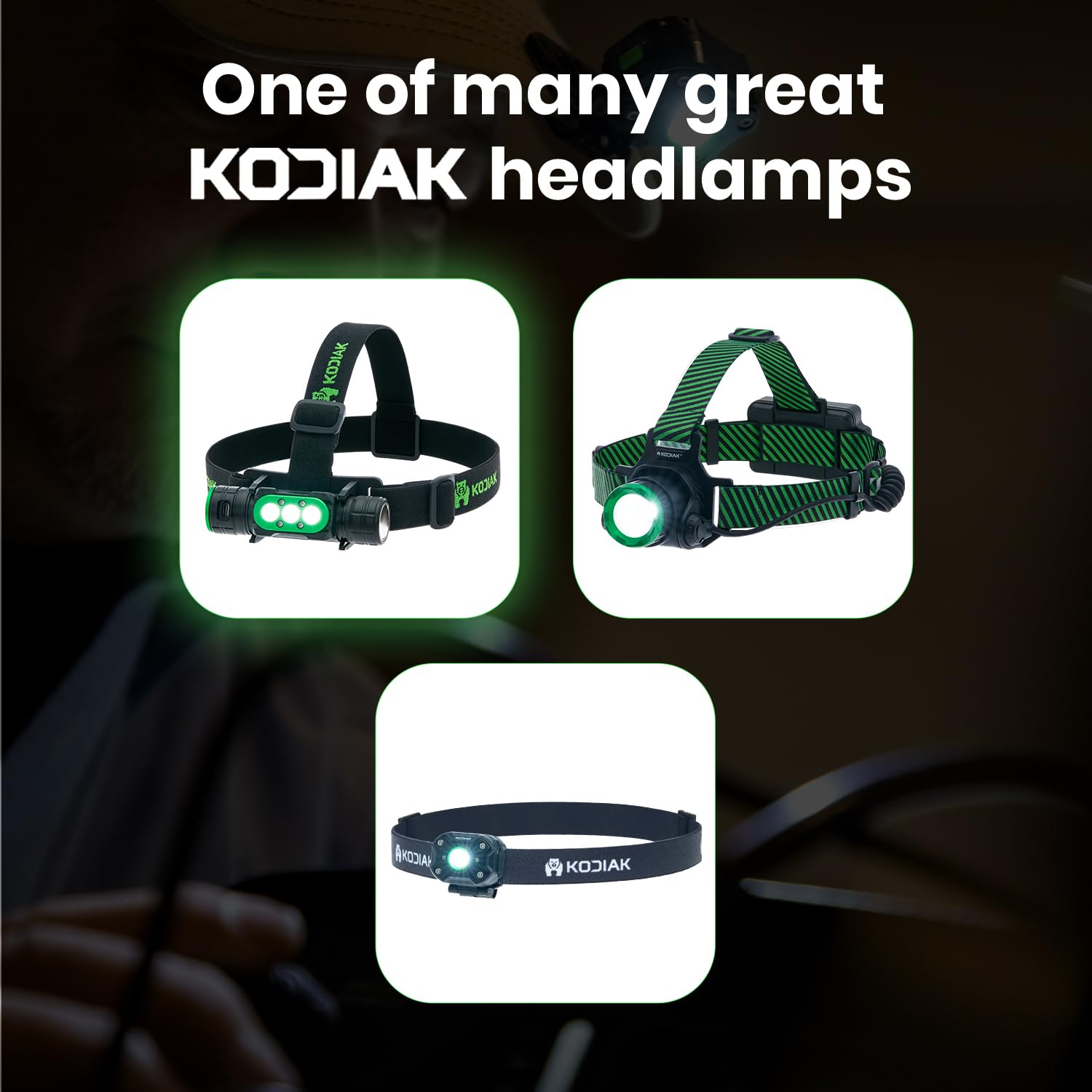 KODIAK adjustable tilt for ergonomic comfort on any head
