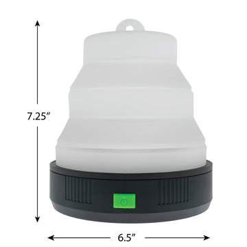KODIAK Kompress lantern packed flat saves space in packs and kits.