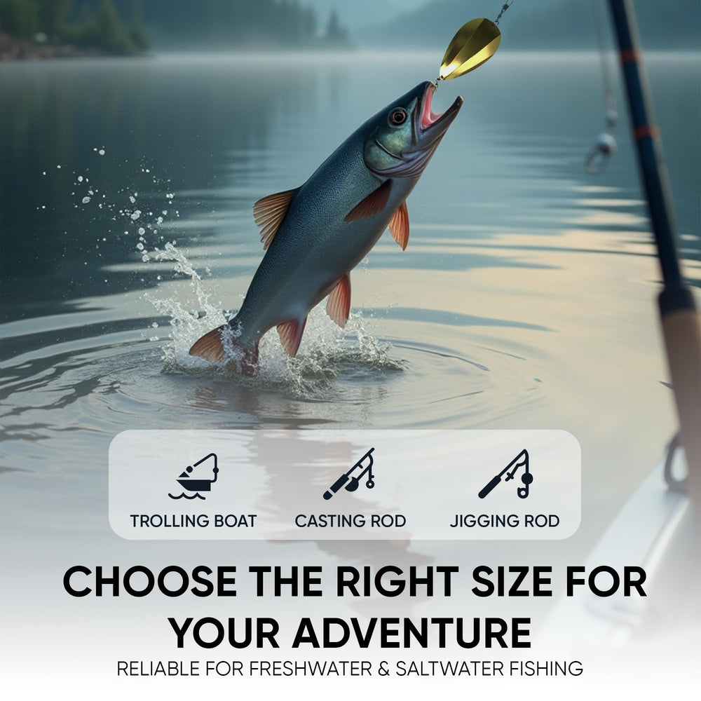 KOKOPROS Kokanee Jet Dodger Silver side view shows durable construction for rough water.