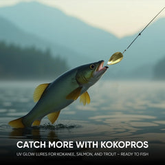 KOKOPROS Kokanee Jet Dodger Silver side-view demonstrates quick rigging for flexible setups.