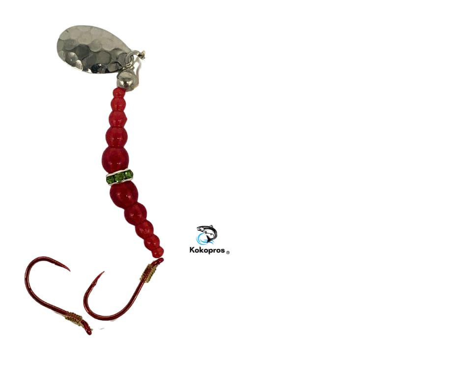 KOKOPROS rings' bright colors improve underwater visibility for varied fishing conditions.