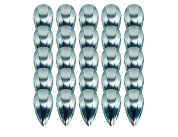 KOKOPROS Kokanee Salmon Jet Dodger Blank, front view, highly reflective finish boosts attraction.