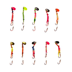 KOKOPROS Kokanee Shrimp spinner blades multicolor enhance visibility to attract kokanee and trout.