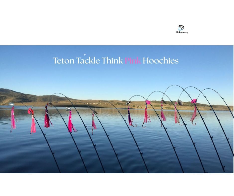 Pre-rigged octopus hook ensures quick setup and efficient trolling action.